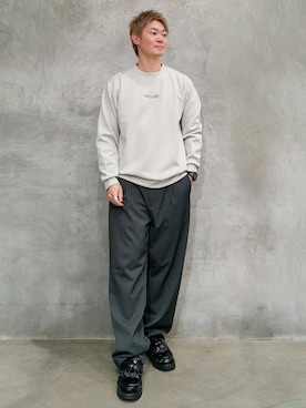 藤田さん(メンズ・170cm)の冬コーディネート