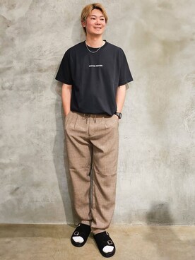 藤田さん(メンズ・170cm)の春コーディネート