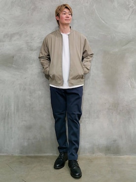 藤田さん(メンズ・170cm)の冬コーディネート