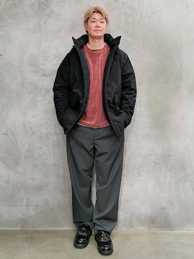 藤田さん(メンズ・170cm)の冬コーディネート