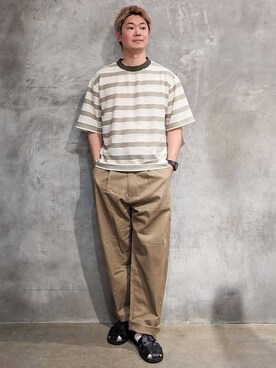 藤田さん(メンズ・170cm)の夏コーディネート