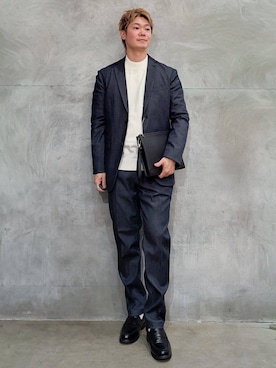 藤田さん(メンズ・170cm)の冬コーディネート