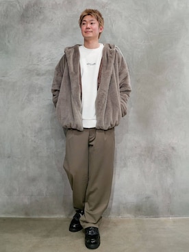藤田さん(メンズ・170cm)の冬コーディネート