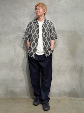 藤田さん(メンズ・170cm)の夏コーディネート
