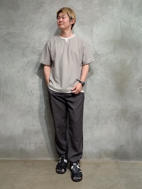 藤田さん(メンズ・170cm)の夏コーディネート