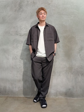 藤田さん(メンズ・170cm)の春コーディネート