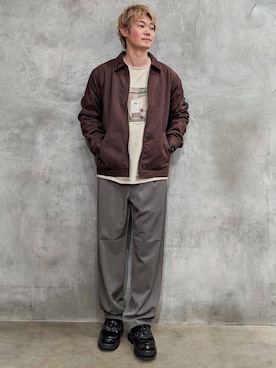 藤田さん（メンズ・170cm）の秋コーディネート