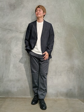 藤田さん(メンズ・170cm)の春コーディネート
