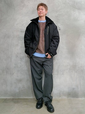 藤田さん(メンズ・170cm)の冬コーディネート