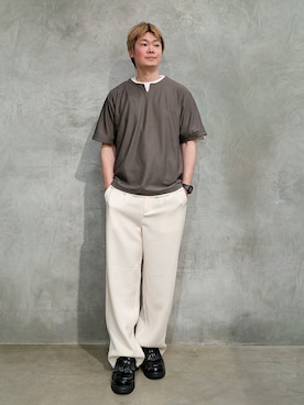 藤田さん(メンズ・170cm)の春コーディネート