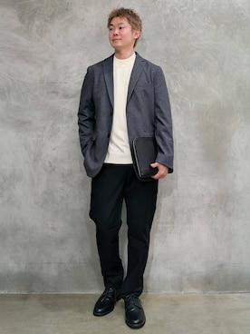 藤田さん(メンズ・170cm)の冬コーディネート
