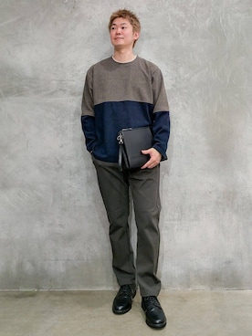 藤田さん(メンズ・170cm)の冬コーディネート