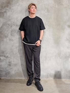 藤田さん(メンズ・170cm)の夏コーディネート