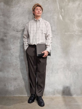 藤田さん(メンズ・170cm)の夏コーディネート