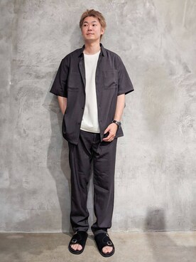 藤田さん(メンズ・170cm)の夏コーディネート