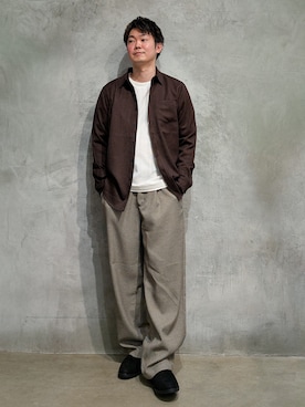 藤田さん(メンズ・170cm)の秋コーディネート