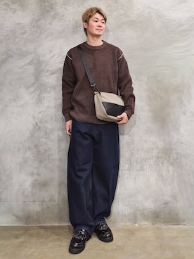 藤田さん(メンズ・170cm)の冬コーディネート