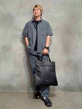 藤田さん(メンズ・170cm)の夏コーディネート
