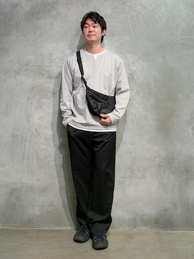 「THE SHOP TK （ザ ショップ ティーケー ）のアイテム（Tシャツ/カットソー）」を使った、藤田さん（メンズ・170cm）の秋コーディネート