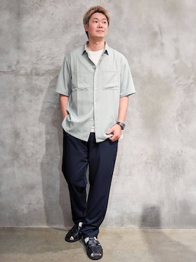 藤田さん（メンズ・170cm）の夏コーディネート