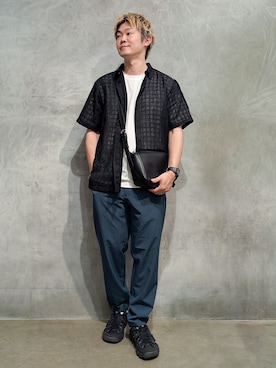 藤田さん(メンズ・170cm)の夏コーディネート