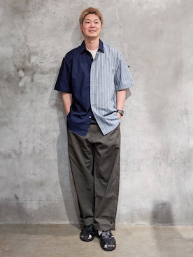 藤田さん(メンズ・170cm)の夏コーディネート