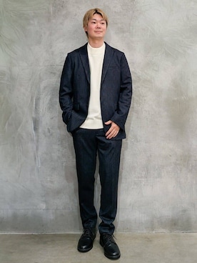 藤田さん(メンズ・170cm)の冬コーディネート