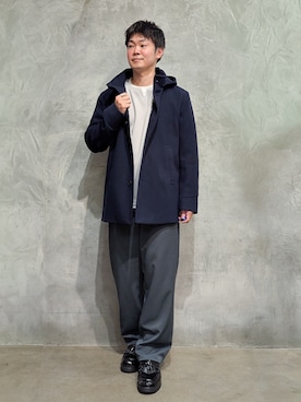 「THE SHOP TK （ザ ショップ ティーケー ）のアイテム（Tシャツ/カットソー）」を使った、藤田さん（メンズ・170cm）の秋コーディネート