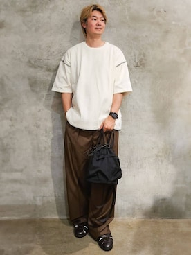 藤田さん(メンズ・170cm)の夏コーディネート