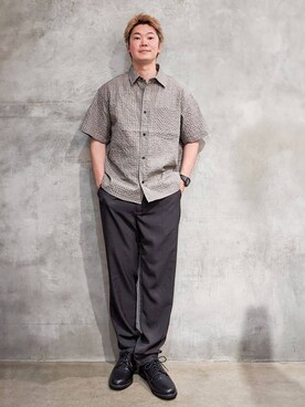 藤田さん(メンズ・170cm)の夏コーディネート