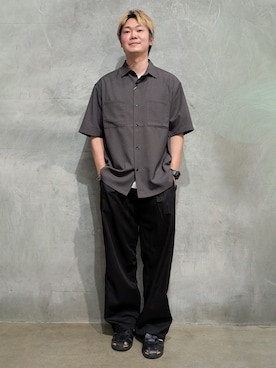 藤田さん(メンズ・170cm)の夏コーディネート