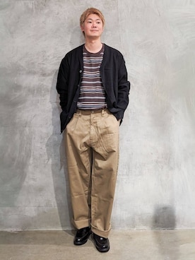 藤田さん(メンズ・170cm)の秋コーディネート