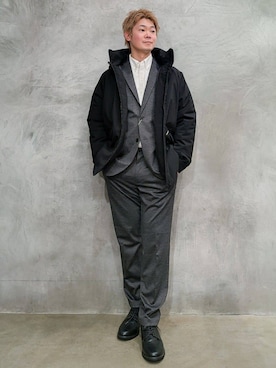 藤田さん(メンズ・170cm)の冬コーディネート