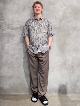 藤田さん(メンズ・170cm)の夏コーディネート
