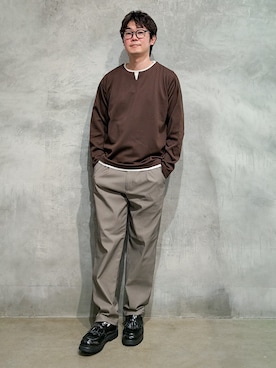 藤田さん（メンズ・170cm）の秋コーディネート