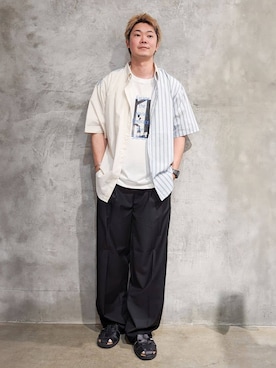 藤田さん(メンズ・170cm)の夏コーディネート