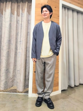 藤田さん(メンズ・170cm)の春コーディネート