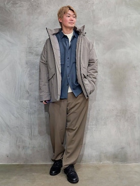 藤田さん(メンズ・170cm)の冬コーディネート