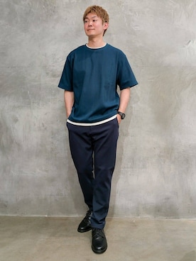 「THE SHOP TK （ザ ショップ ティーケー ）のアイテム」を使った、藤田さん（メンズ・170cm）の春コーディネート