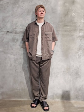 藤田さん(メンズ・170cm)の夏コーディネート