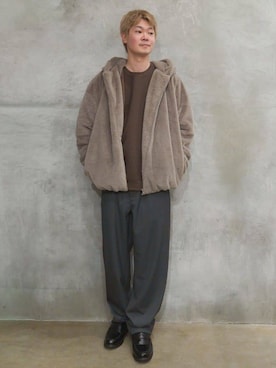 藤田さん(メンズ・170cm)の秋コーディネート