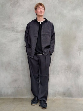 「UNTITLED（アンタイトル）のアイテム（ワンピース/ドレス）」を使った、藤田さん（メンズ・170cm）の春コーディネート