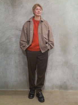 藤田さん(メンズ・170cm)の秋コーディネート