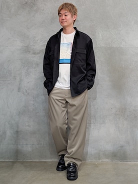 藤田さん(メンズ・170cm)の春コーディネート