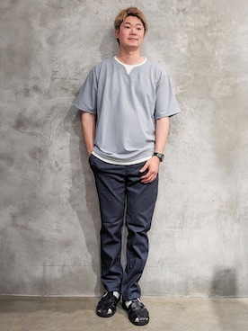 藤田さん(メンズ・170cm)の夏コーディネート