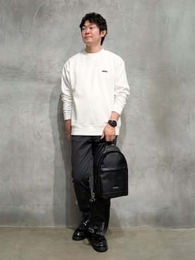 「メンズ」｜藤田さん（メンズ・170cm）の秋コーディネート