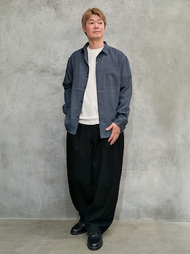 「THE SHOP TK （ザ ショップ ティーケー ）のアイテム」を使った、藤田さん（メンズ・170cm）の春コーディネート