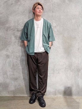 藤田さん(メンズ・170cm)の夏コーディネート