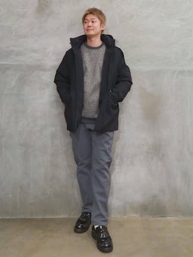 藤田さん(メンズ・170cm)の冬コーディネート