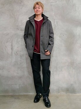 藤田さん(メンズ・170cm)の冬コーディネート